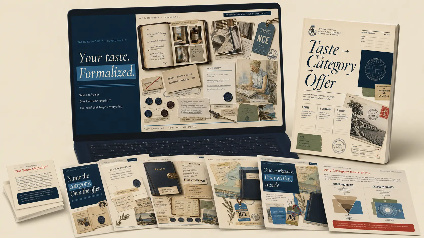 Moodboard-to-Monetization Starter Kit — components preview